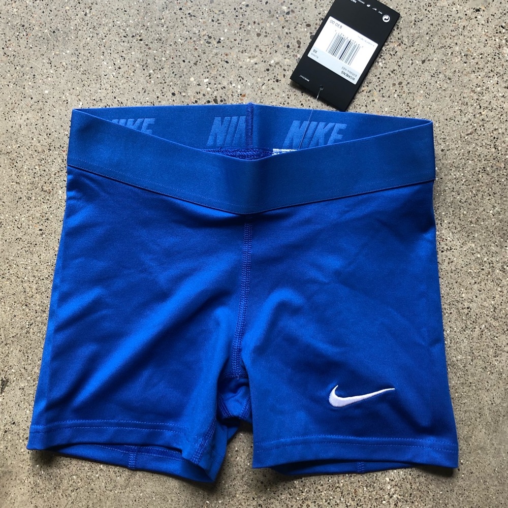 NWT Blue Nike Spandex Shorts